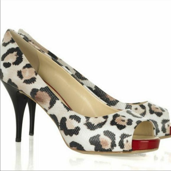 Giuseppe Zanotti Peep-Toe Heels | Black Patent Leather Stilettos | Size 38 1/2 - Picture 2 of 11